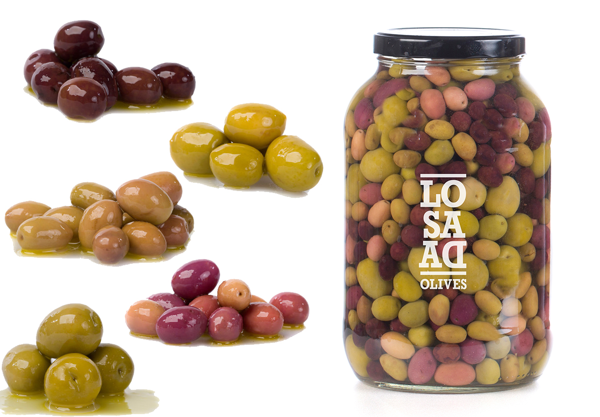 Spanish Natural Olives Mix Losada
